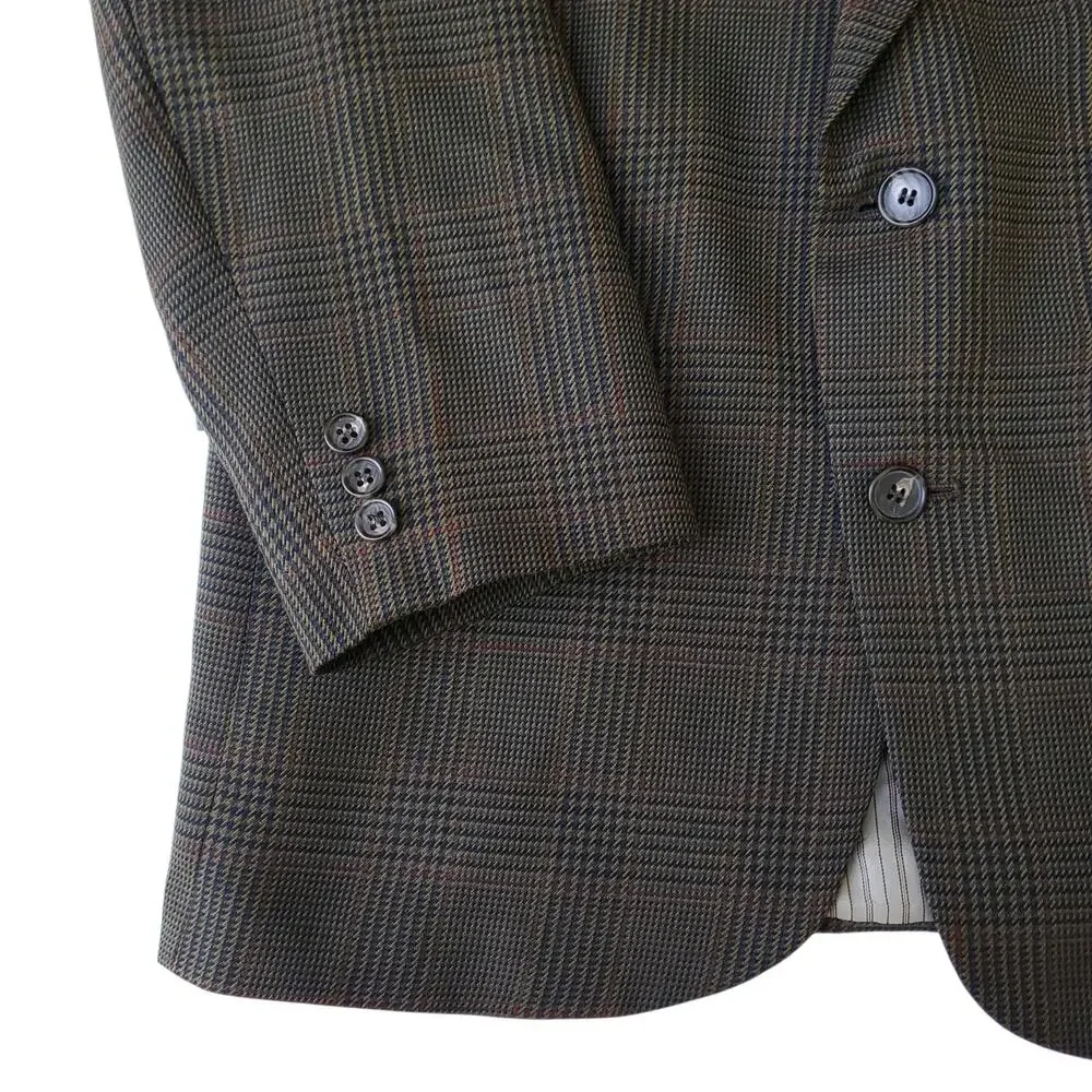 Hunting Horn Ivy Prep Glen Plaid Wool Blazer Jacket Sport Coat J Riggins 38R